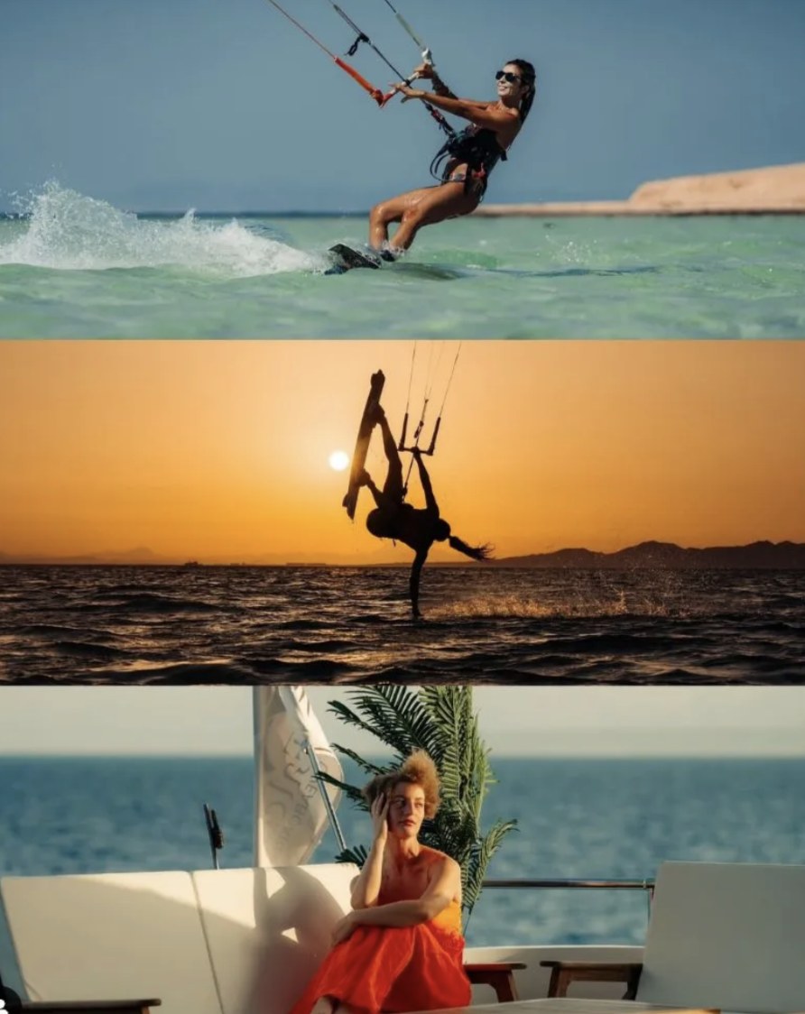 Riding the wave, a sunset handle-pass and downtime on deck